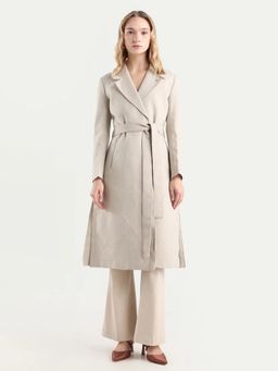 RAREISM - Women's Gisbory Off White Overcoat with Belt