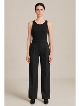 Cider - High Waist Pleated Wide Leg Pants