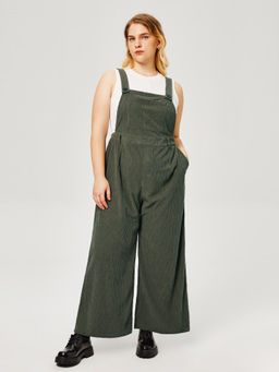 Cider - Corduroy Pocket Jumpsuit Curve & Plus