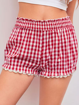 Cider - Mid Rise Gingham Bloomers