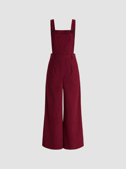 Cider - Corduroy Wide Leg Jumpsuit