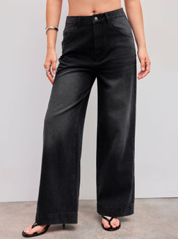 Cider - Mid Waist Straight Leg Jeans