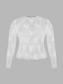 Cider - Lace Long Sleeve Top Curve & Plus
