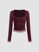 Burgundy color option, Currently selected