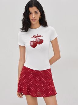 Cider - Cherry Graphic Short Sleeve Tee