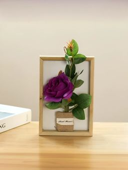 Gleevers - Artificial Bonsai Rose MDF Wall Mounted Plant