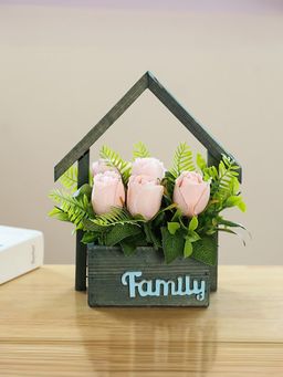 Gleevers - Artificial Plant- Headed Light Pink Rose