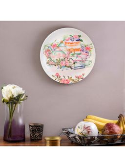 KOLOROBIA - Premium Wall Plate Inspired By Old English Garden Parties In 7 inch