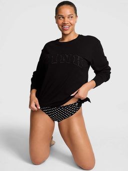 Victoria's Secret - Women Black Typography T-shirt