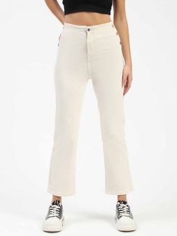 Madame - White Straight Fit Denim