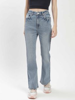 Madame - Light Wash Straight Jeans