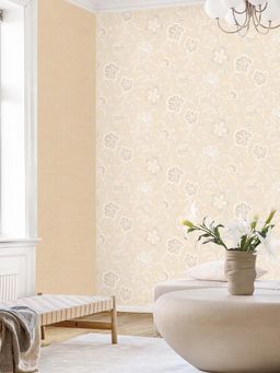 Excel - Beige Florescence Wallpaper