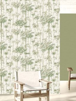 Excel - White Cane Reed Wallpaper