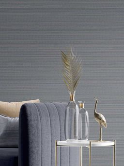 Excel - Blue Grass Cloth Wallpaper