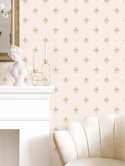 Excel - Beige Fleur Delis Wallpaper