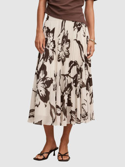 Forever New - Women Off White Floral Polyester Skirt