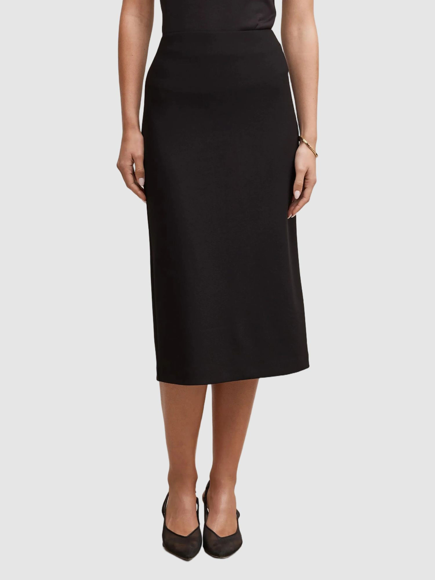 forever new Women Black Solid/Plain Polyester Skirt-picture-37