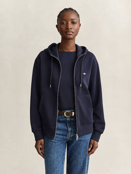 GANT - Women Navy Blue Solid/Plain Cotton Jacket