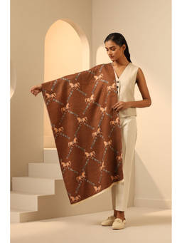 Dusala India - Scarlet Cashmere Stole