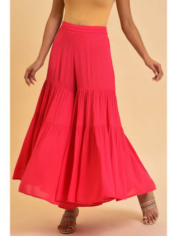 W - Coral Tiered Solid Sharara