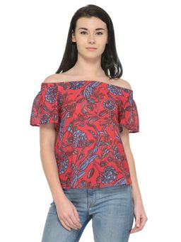 Gipsy - Red Fashion Blouse
