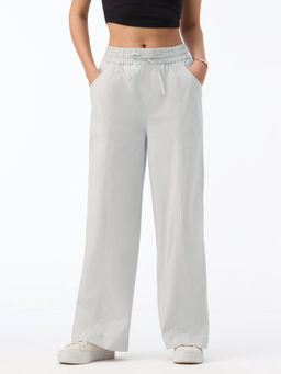 The Souled Store - Pull On Pant Sand Shell (Straight Fit) Women Trousers