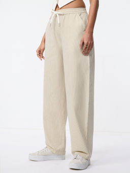The Souled Store - Barrel-Fit Pant Women Trousers
