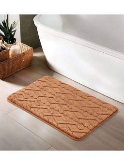OBSESSIONS - 850 GSM Polyester Bathmat - Brown