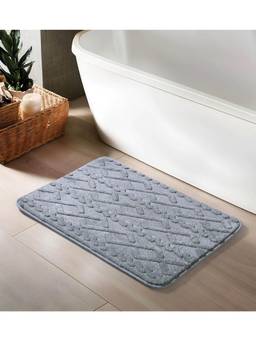 OBSESSIONS - 850 GSM Polyester Bathmat - Grey