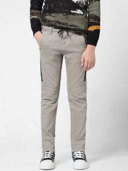 Jack & Jones Junior - Boys Solid Beige Pants