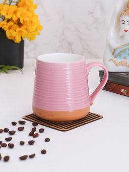 CLAY CRAFT - Fine Ceramic Milk Mug - 350 ml - 2Pc