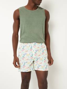 max - Men Off White Elasticated Boxer