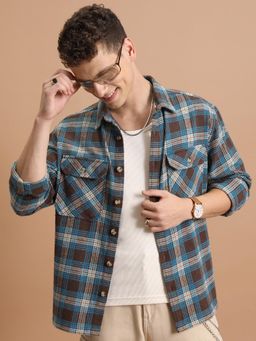 HIGHLANDER - Men Oversized Double Flap Pocket Overshirt