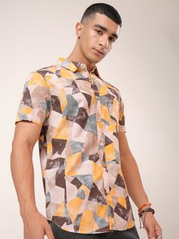 HIGHLANDER - Multi Color Printed Casual Shirt