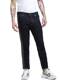 Jack & Jones - Dark Blue Low Rise Glenn Slim Fit Jeans