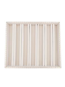 Premsons - Leatherette Layer Womens Jewellery Tray For Bracelets And Rings - Gold