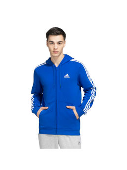 adidas - Men Blue Stripes Hoodie