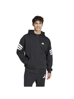 adidas - Men Black Solid Hoodie
