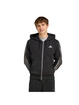 adidas - Men Black Full Zipper Hoodie