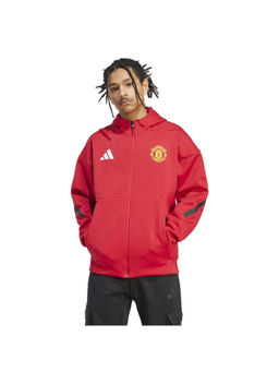 adidas - Men Red Manchester United Z.N.E. Anthem Hoodie