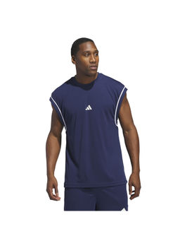 adidas - Originals Men Navy Blue Solid Tank Top