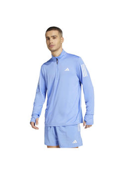 adidas - Men Blue Solid Jacket