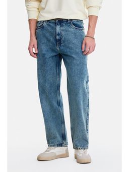 Snitch - Blue Washed Loose Casual Jeans