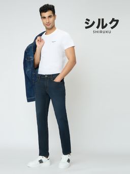 Pepe Jeans - Navy Blue Slim Fit Men Low Rise Shiruku Jeans