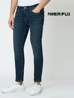 Pepe Jeans - Navy Blue Skinny Fit Men Powerflex Jeans
