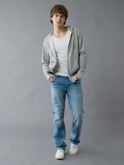 American Eagle - Men Blue Airflex+ Original Straight Jeans