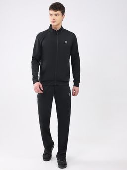 Rock.it - Polyester Blend Slim Mid Waist High Neck Jacket with Trackpant