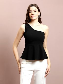 AAREIN - Women Solid Peplum Top
