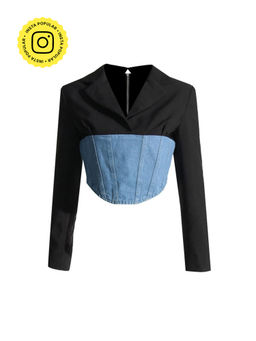 APPAPOP - Tensi Front Through Corset Crop Top