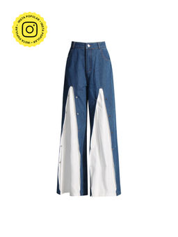 APPAPOP - Blue Roma Front Through Denim Jeans